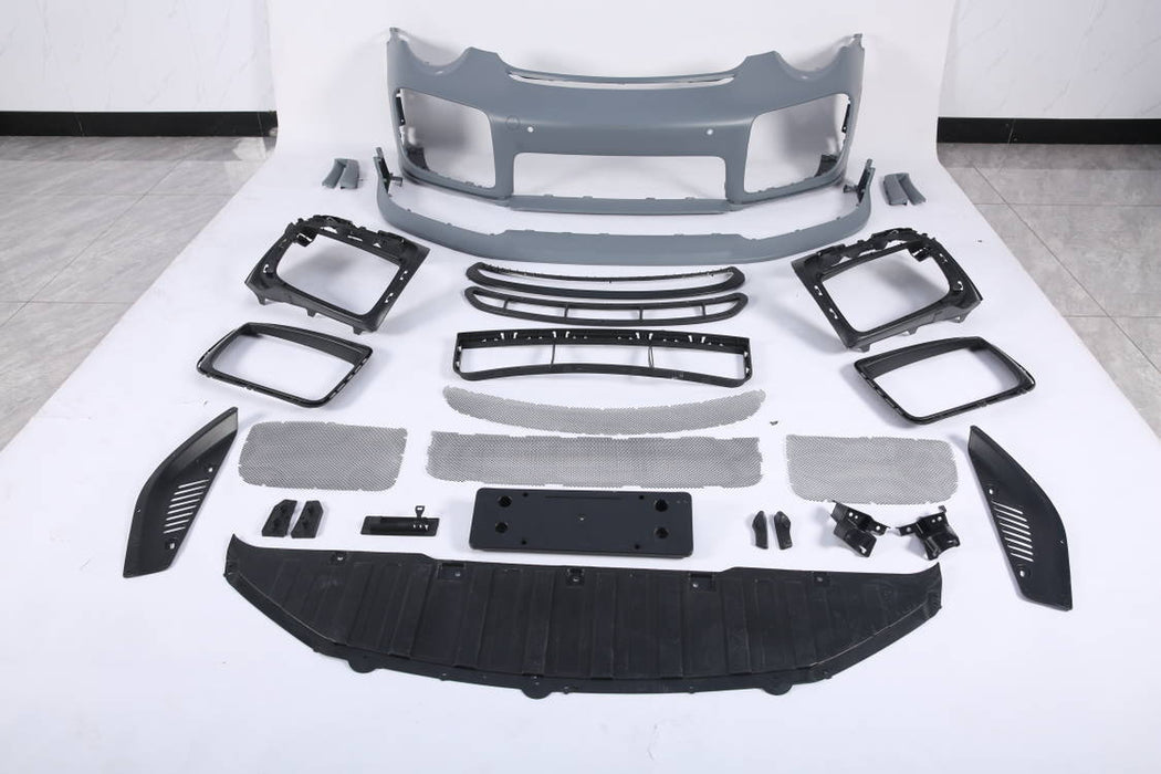 For 12-19 Porsche 911 991 Carrera Front Bumper Assembly W/Daytime Running Lights
