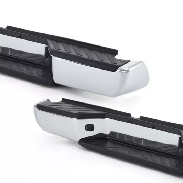 Rear Step Bumper Chrome Assembly W/O Sensor Holes for 2005-2021 Nissan Frontier