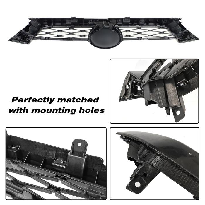 For 2014-2019 Toyota 4Runner Limited Front Bumper Upper & Lower Grille Assembly