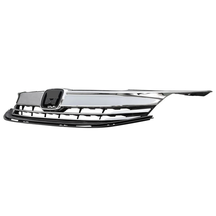 For 2016 2017 Honda Accord EX Front Bumper Upper & Lower Grille &LED FOG LIGHTS