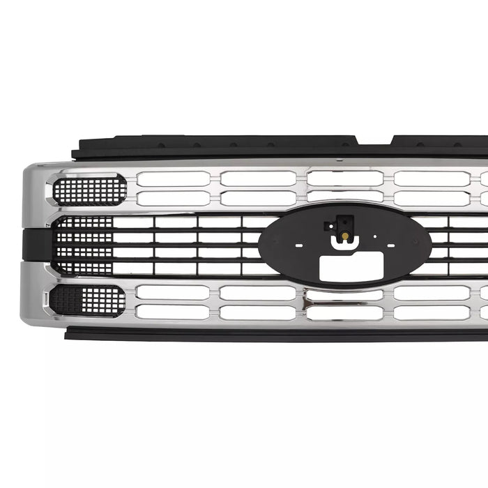 For 2023-2025 Ford F250 F350 F450 F550 Front Grille Chrome Super Duty XLT XL