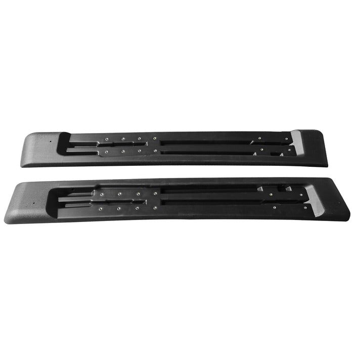 For 2007 08 09-2018 Jeep Wrangler JK 2 Door Nerf Bar Running Boards Side Step