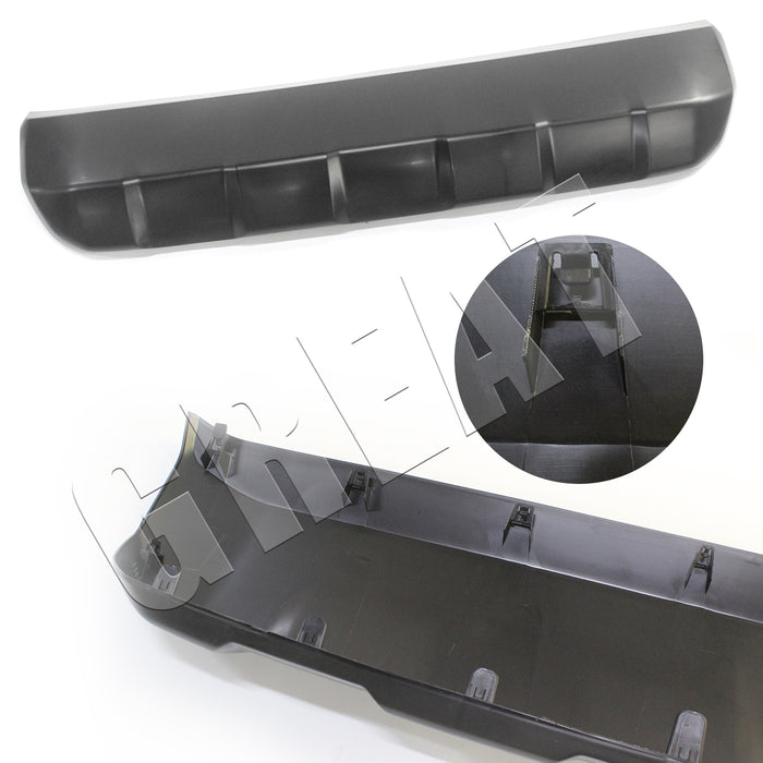 Front Lower Grill Valance Panel Fog Light Bezels Set for 2016-2021 Tacoma SR SR5