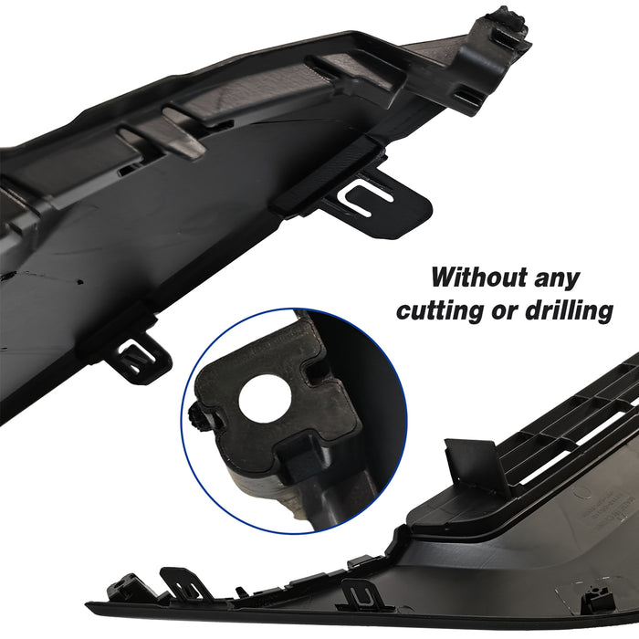 For Toyota RAV4 2019-2021 LE Front Grille Bezels Towing Covers Apron Set 5Pcs