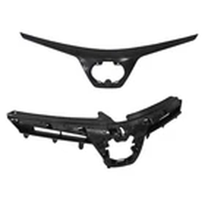 6PCS Front Upper Lower Grille LED Fog Lights for 2017-2019 Toyota Corolla SE XSE