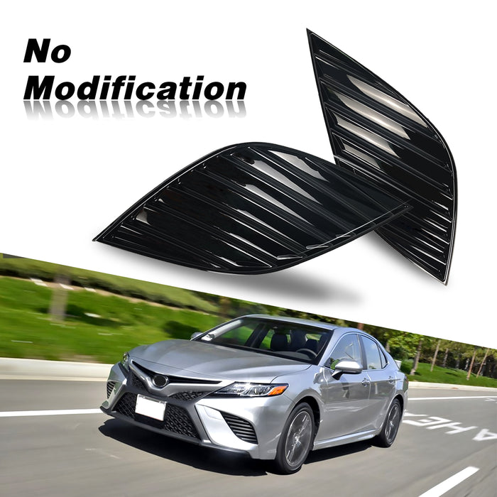 For 2018-2020 Camry SE Front Grill Assembly Fog Lights Cover Headlights Set