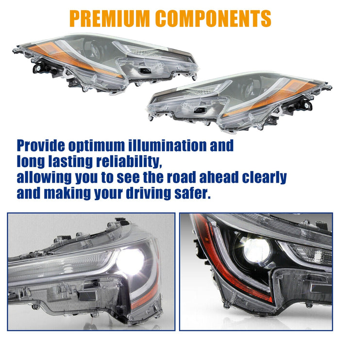 LED Headlamp Headlight Assembly Fit for 2020-2022 Corolla L LE Driver Side LH