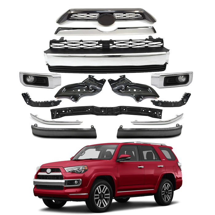 Front Bumper Grille Assembly Body Kits for 2014-2019 Toyota 4Runner Limited