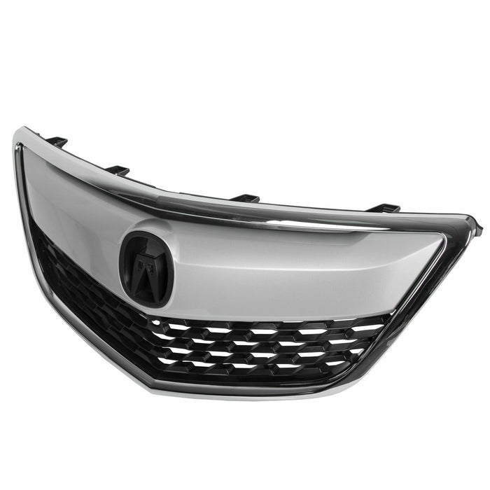 Fits 2014 2015 2016 Acura MDX Front Bumper Grille Grill W/Chrome Trim 75100-TZ5