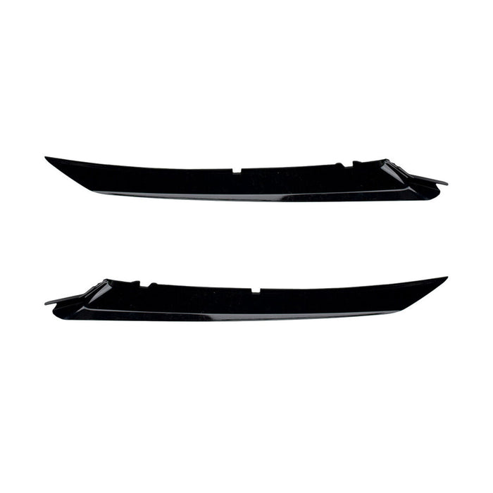 Fits 2021-2023 Toyota Camry SE Front Grille Black Trim Fog Light Bezel Set 9Pcs