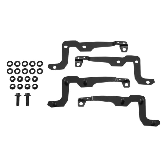 For Ford F150 2009-2014 Front Bumper Face Bar W/ Fog Light Hole Black Split