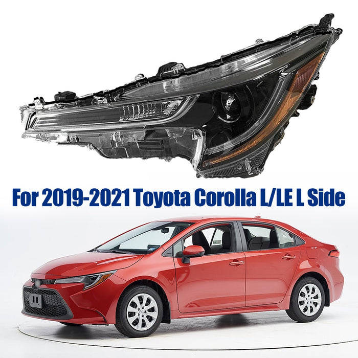 LED Headlamp Headlight Assembly Fit for 2020-2022 Corolla L LE Driver Side LH