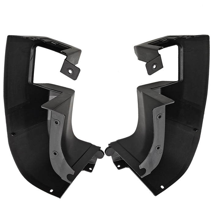 For 2015-2022 Ford Transit Rear Bumper Cover W/O Reflector + Side End Cap Covers