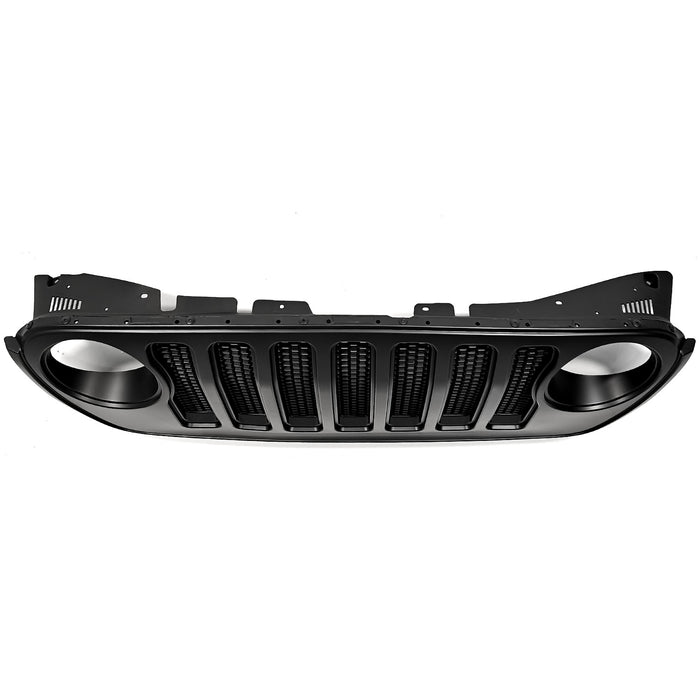 Fits 2018-2023 Jeep Wrangler 82215114 New Front Grille W/ Mesh Inserts Black
