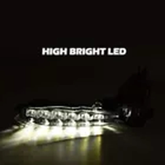 6PCS Front Upper Lower Grille LED Fog Lights for 2017-2019 Toyota Corolla SE XSE