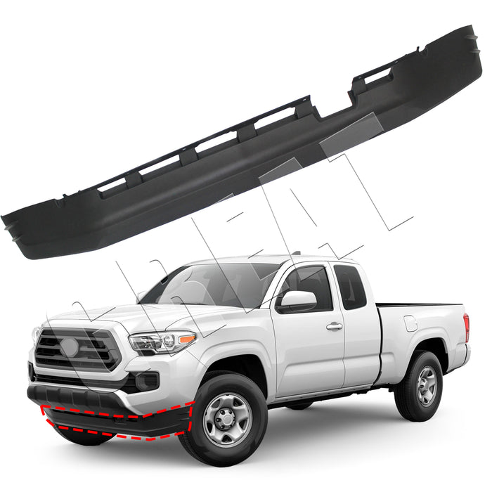 Front Lower Grill Valance Panel Fog Light Bezels Set for 2016-2021 Tacoma SR SR5