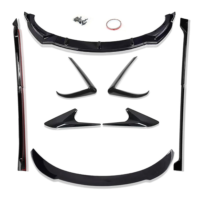 Retrofit Body Parts Kit for 2017-2022 Tesla Model 3 Accessories (Glossy Black)