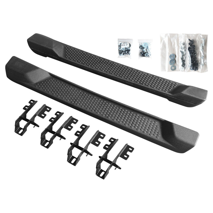 For 2007 08 09-2018 Jeep Wrangler JK 2 Door Nerf Bar Running Boards Side Step