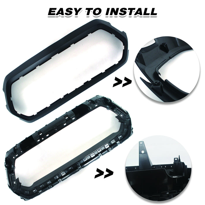 For Toyota Tacoma 2016-2022 Upper Grill Outer Frame Surround & Bracket Holder