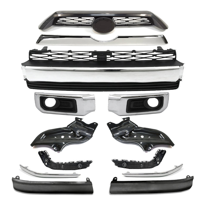 Front Bumper Grille Assembly Body Kits for 2014-2019 Toyota 4Runner Limited