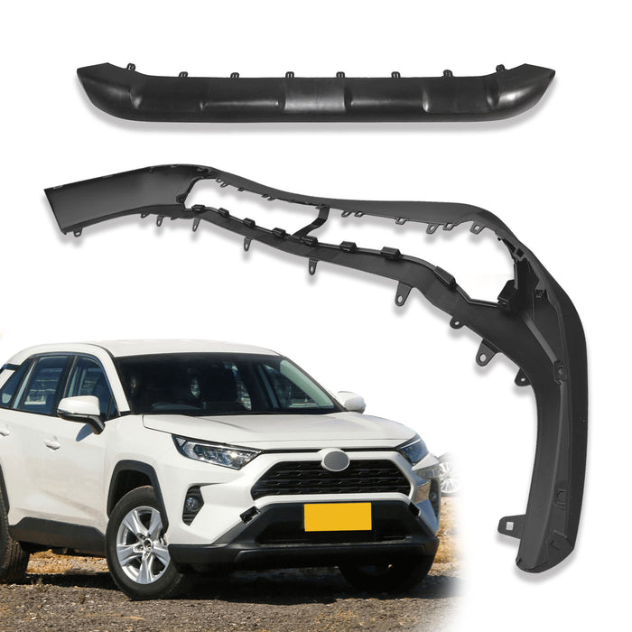Fits 2019-2022 Toyota Rav4 XLE LE Front Bumper Lower Valance Cover TO1095213