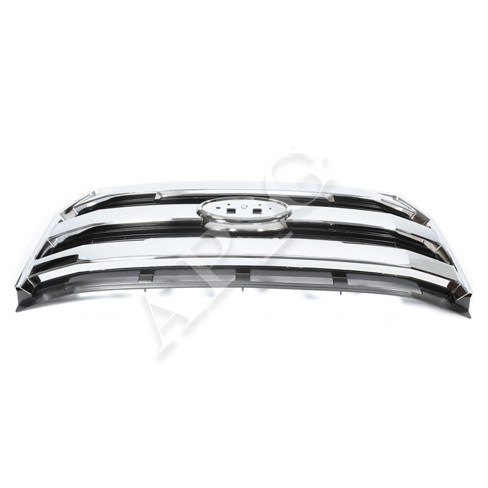 For 2015-2017 Ford F150 F-150 Front Upper Grille Grill W/O Camera Chrome