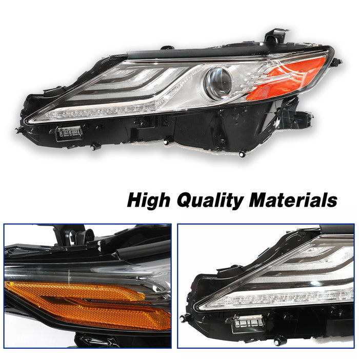 LED Headlight Headlamp Assembly for 2018 - 2020 Toyota Camry XLE XSE L Side