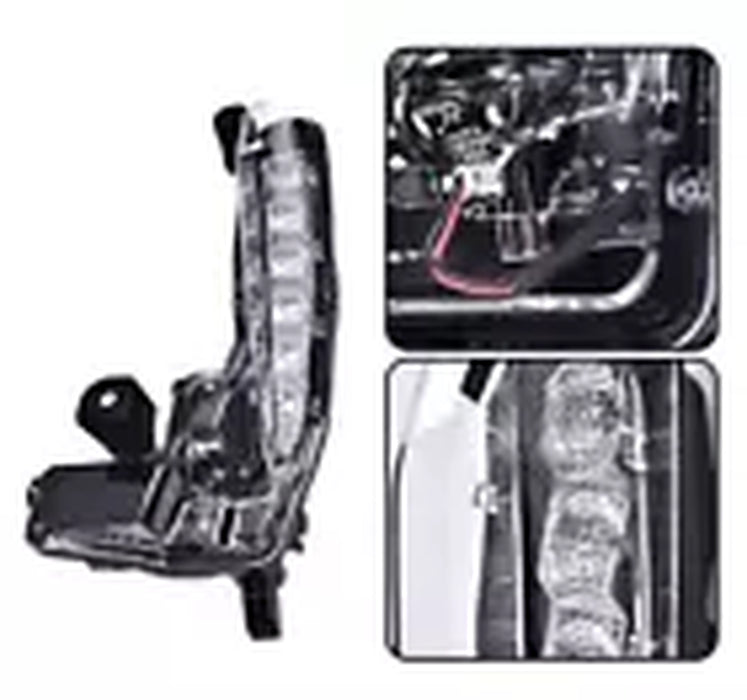 6PCS Front Upper Lower Grille LED Fog Lights for 2017-2019 Toyota Corolla SE XSE