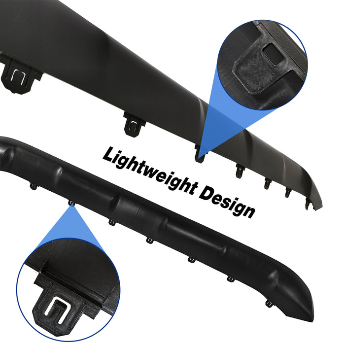 For Toyota RAV4 2019-2021 LE Front Grille Bezels Towing Covers Apron Set 5Pcs