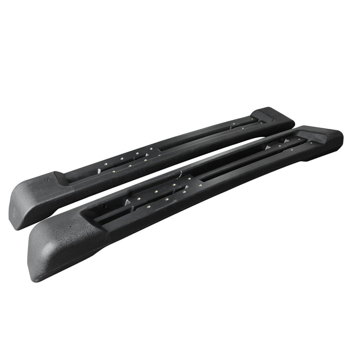 For 2007 08 09-2018 Jeep Wrangler JK 2 Door Nerf Bar Running Boards Side Step