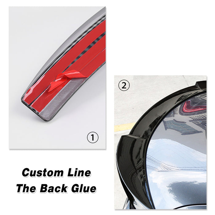 Retrofit Body Parts Kit for 2017-2022 Tesla Model 3 Accessories (Glossy Black)