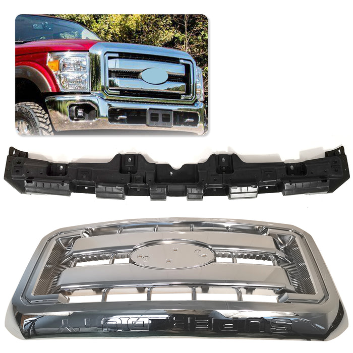 Chrome Grill+Reinforc