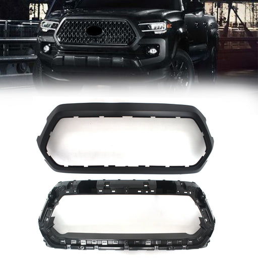 For Toyota Tacoma 2016-2022 Upper Grill Outer Frame Surround & Bracket Holder