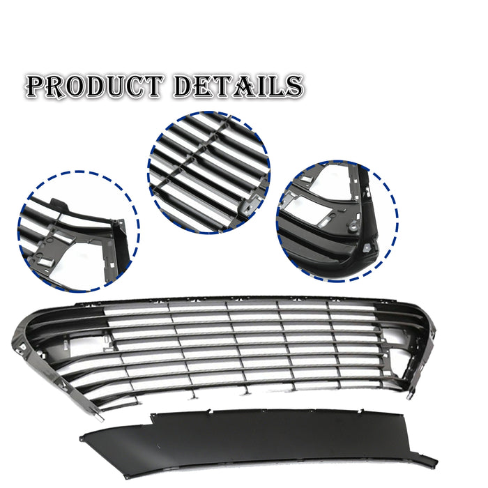 Front Bumper Lower Grille & Guard Plate for 2016-2018 Toyota Lexus ES350 Es300H