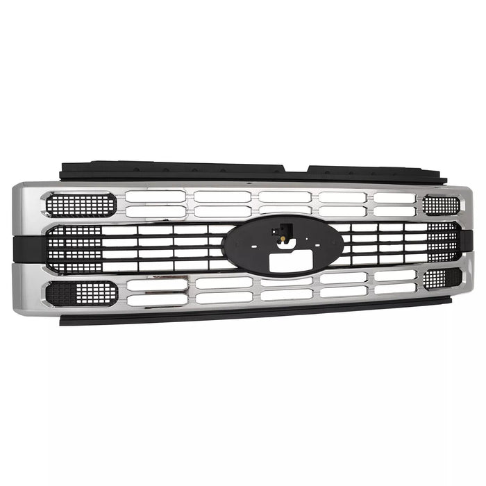 For 2023-2025 Ford F250 F350 F450 F550 Front Grille Chrome Super Duty XLT XL