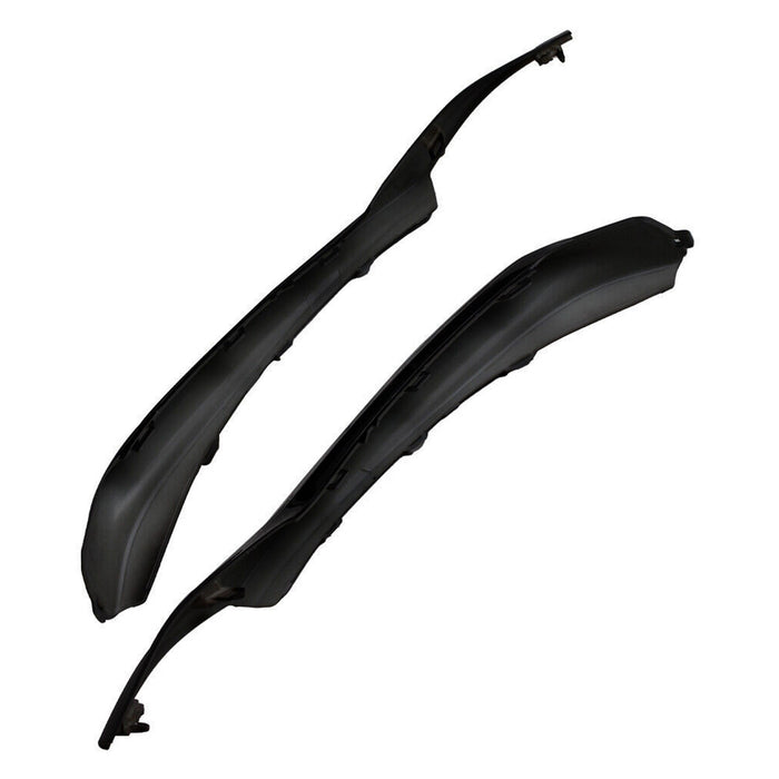 Fits 2021-2023 Toyota Camry SE Front Grille Black Trim Fog Light Bezel Set 9Pcs