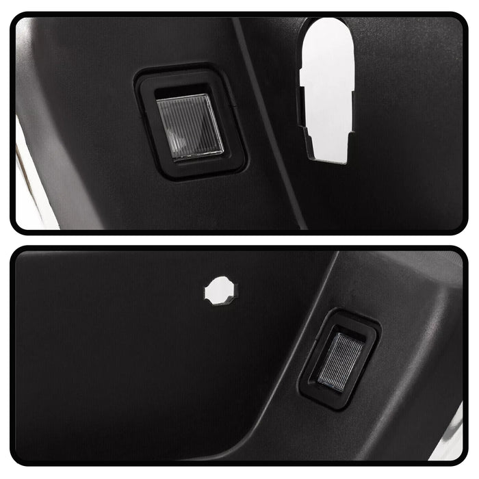 Chrome Rear Bumper for 2015-2019 Ford F150 F-150 W/ Heavy Duty Tow & Sensor Hole