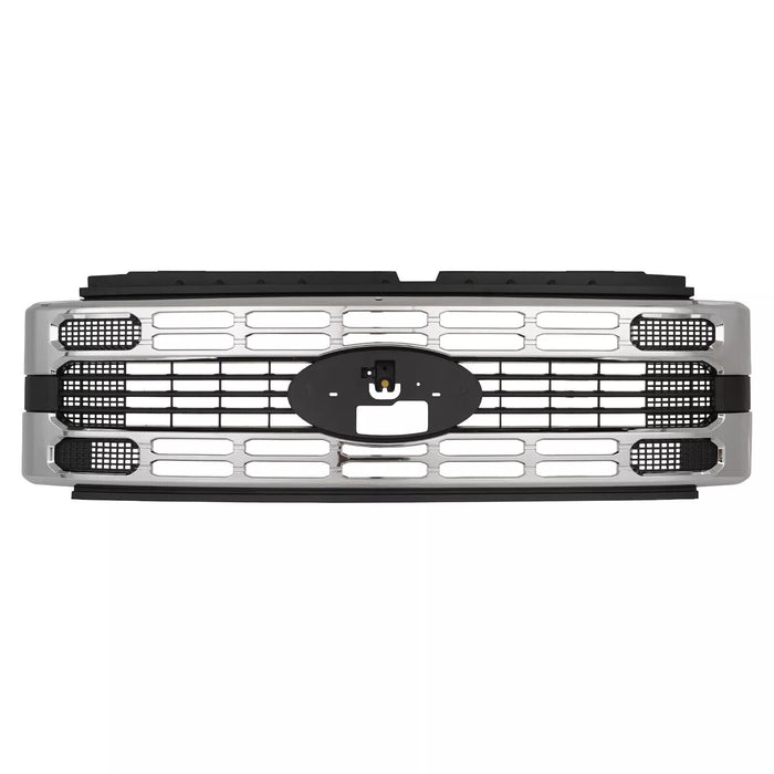 For 2023-2025 Ford F250 F350 F450 F550 Front Grille Chrome Super Duty XLT XL