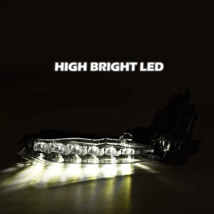 6PCS Front Upper Lower Grille LED Fog Lights for 2017-2019 Toyota Corolla SE XSE