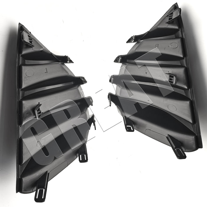 Front Upper Lower Grille LED Fog Lights for 2017 2018 2019 Toyota Corolla SE XSE