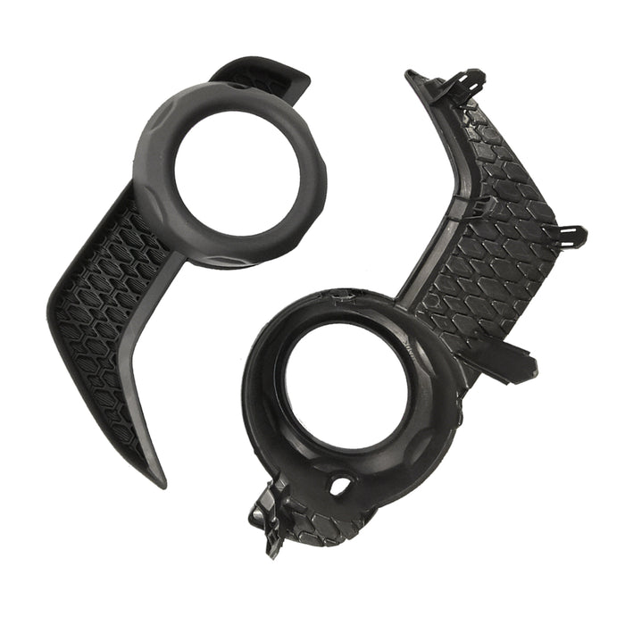 Front Bumper Upper Lower Grill Fog Lights Set for 2014-2019 Toyota 4Runner SR5