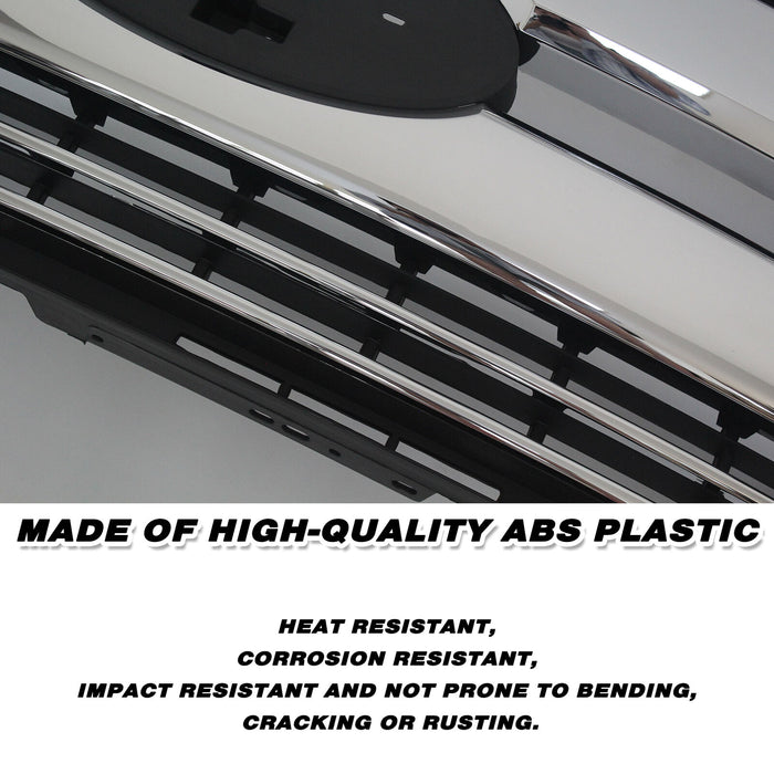 For 2017 2018 2019 Ford F250 F350 F450 Super Duty Bumper Grille Chrome Grill