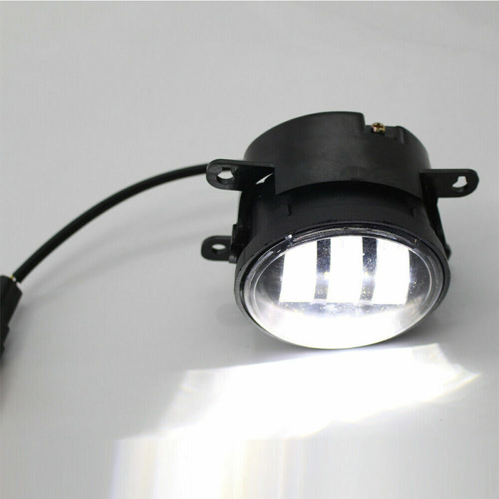 LED Fog Lights & Covers Daytime Running Light DRL for 2015-2017 Subaru WRX STI