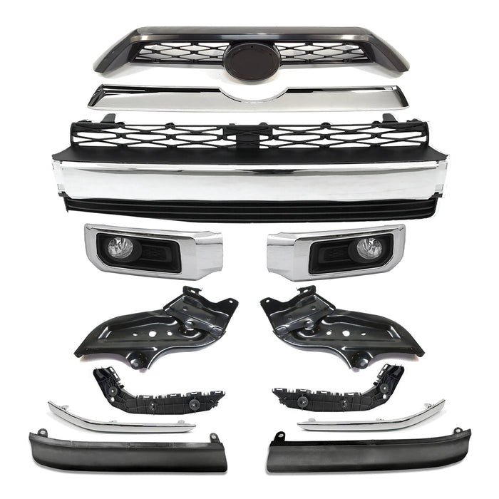 Front Bumper Grille Assembly Body Kits for 2014-2019 Toyota 4Runner Limited
