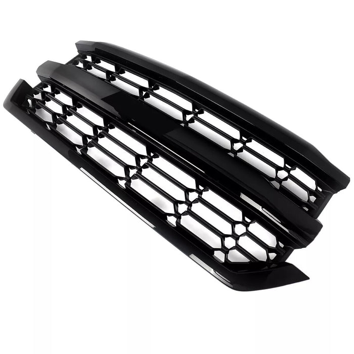 For 2016-2018 Chevrolet Silverado 1500 Front Upper Bumper Grille Black 84046156