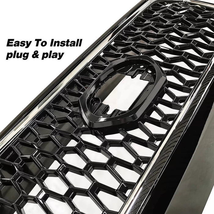 Front Bumper Cover Kit for 2016-2023 Toyota Tacoma with Grilles & Bumper Valance