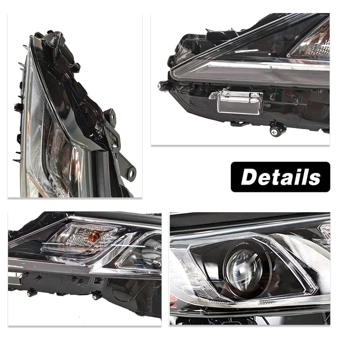 For 2018-2020 Camry SE Front Grill Assembly Fog Lights Cover Headlights Set