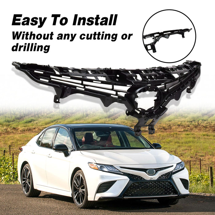 For 2018-2020 Camry SE Front Grill Assembly Fog Lights Cover Headlights Set