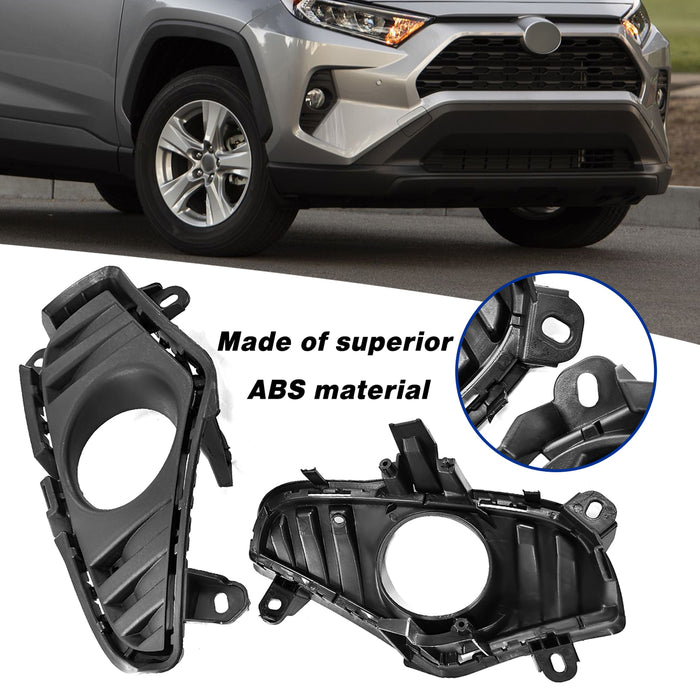 For Toyota RAV4 2019-2021 LE Front Grille Bezels Towing Covers Apron Set 5Pcs