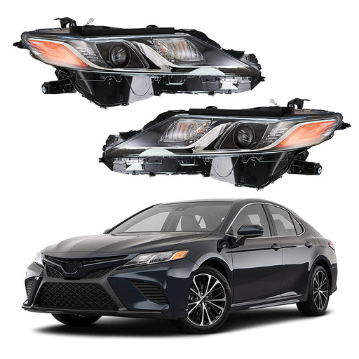 HID Front Headlamp Headlight Assembly for 2018-2022 Toyota Camry Pair L&R Side
